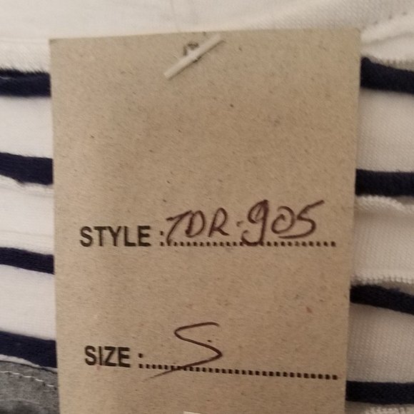 NWT Cute high/low organic cotton tunic, S Nepal - Picture 3 of 12